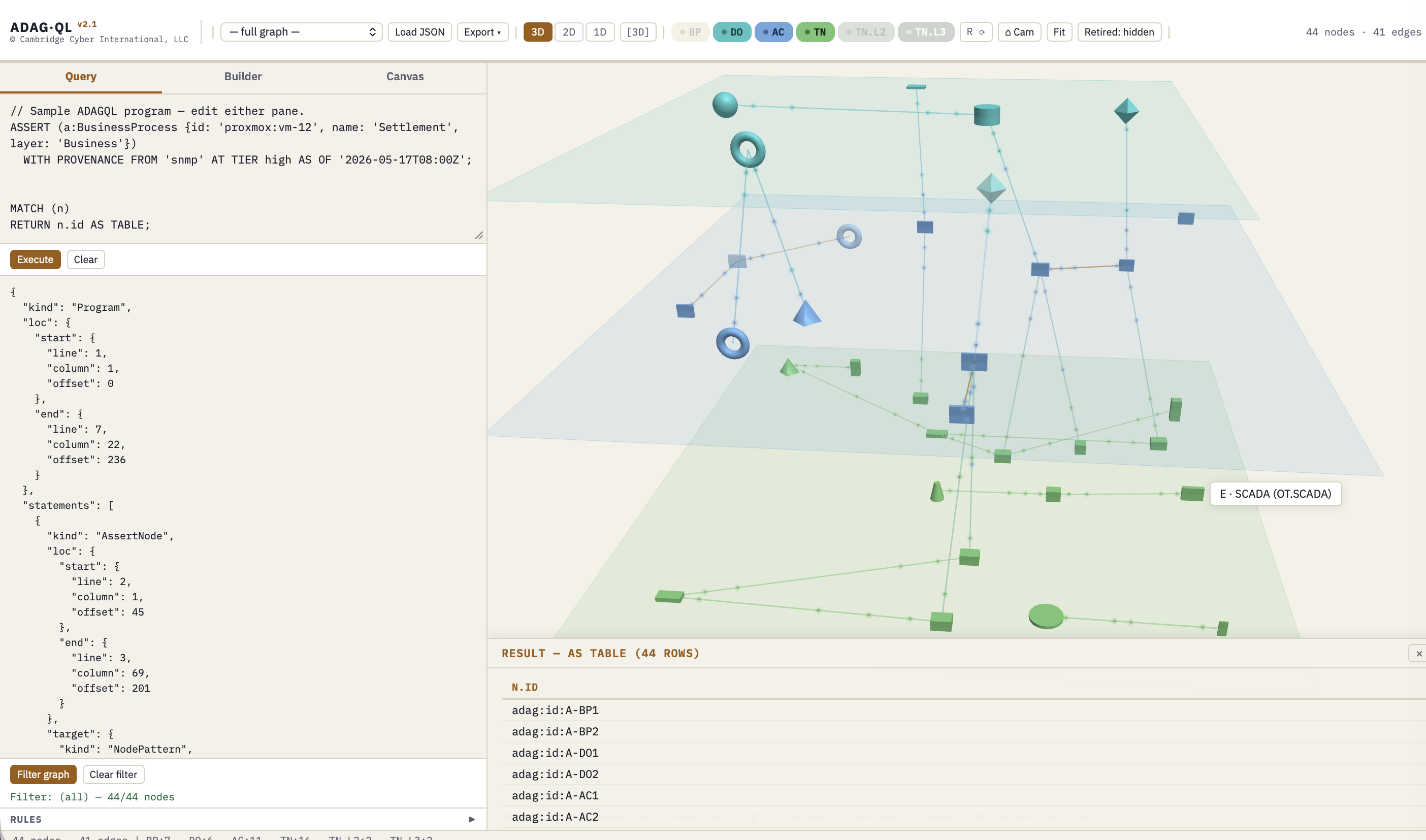 NetDiagramer audit export